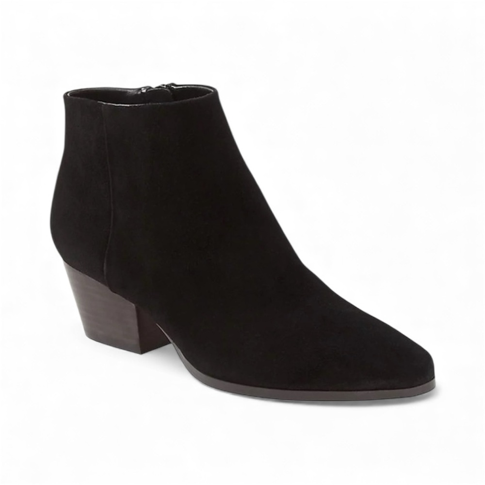 Banana Republic black everyday suade bootie 9